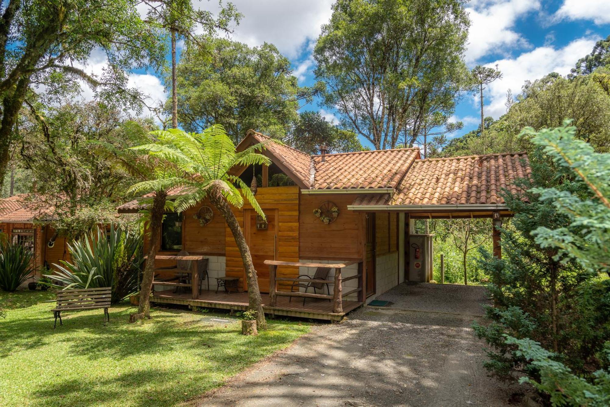 Pousada Caminhos Da Natureza Urubici Bagian luar foto