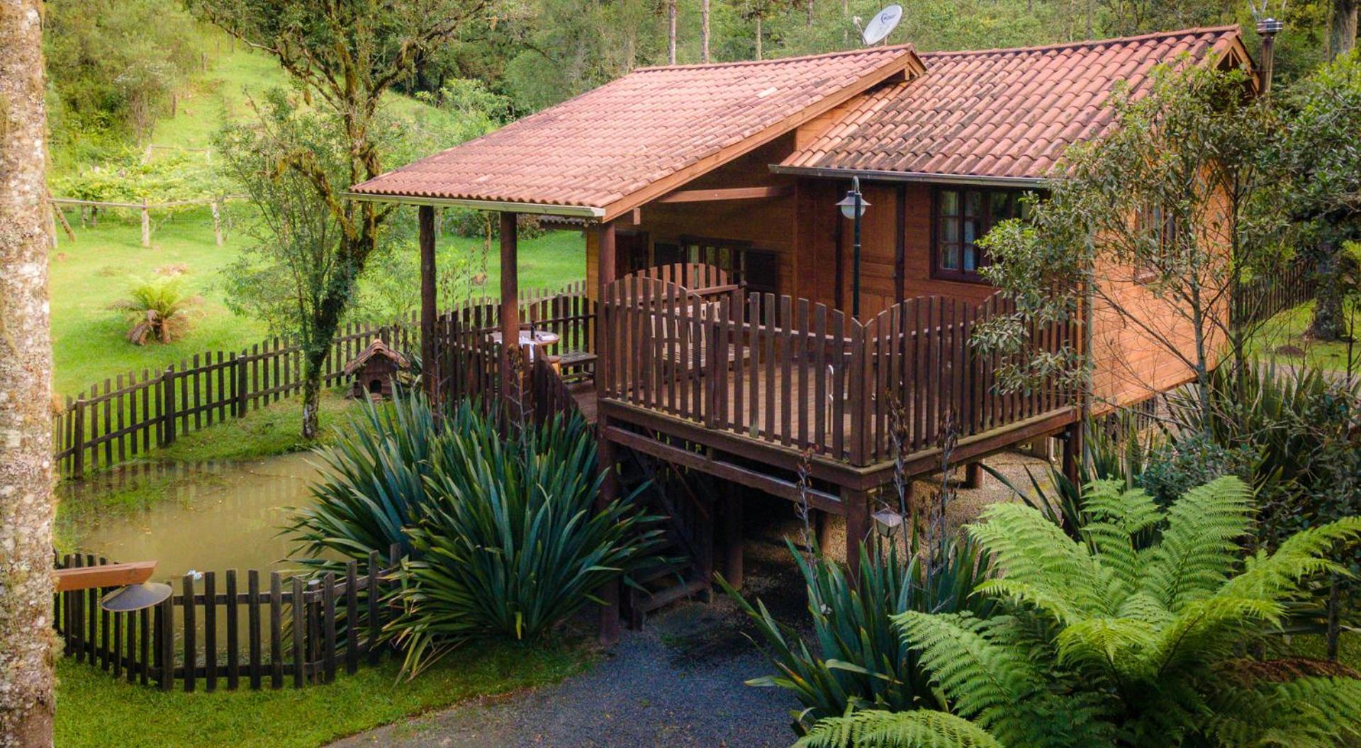 Pousada Caminhos Da Natureza Urubici Bagian luar foto
